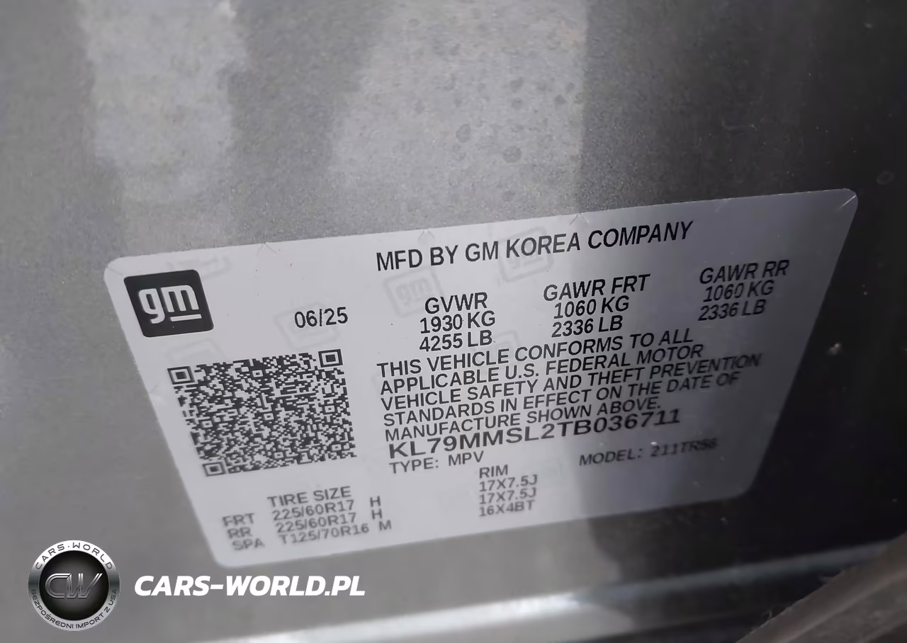 2026 Chevrolet Trailblazer Fwd Ls VIN:KL79MMSL2TB036711 - 9