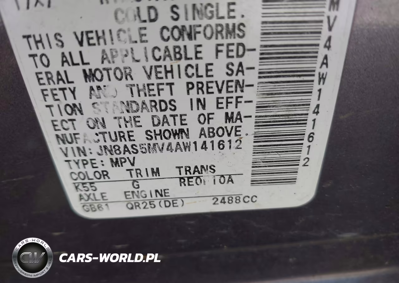 2010 Nissan Rogue Sl VIN:JN8AS5MV4AW141612 - 9