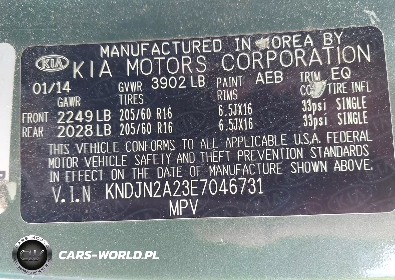 2014 Kia Soul VIN:KNDJN2A23E7046731 - 9