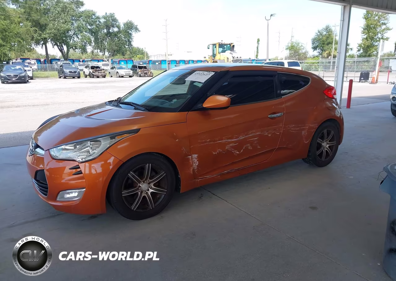 2012 Hyundai Veloster Base W-Black VIN:KMHTC6AD3CU074787 - 2