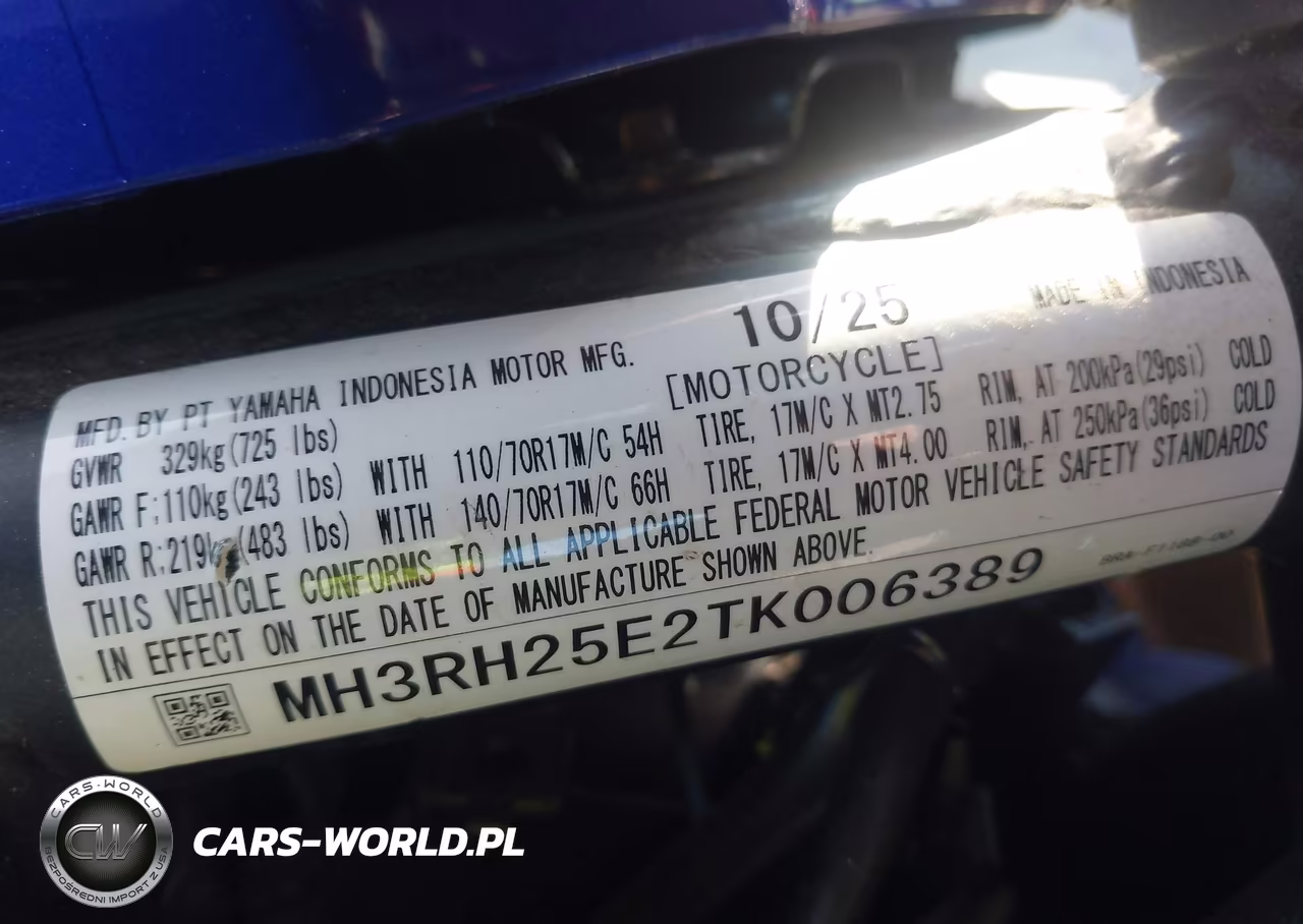 2026 Yamaha Yfz320 A VIN:MH3RH25E2TK006389 - 10
