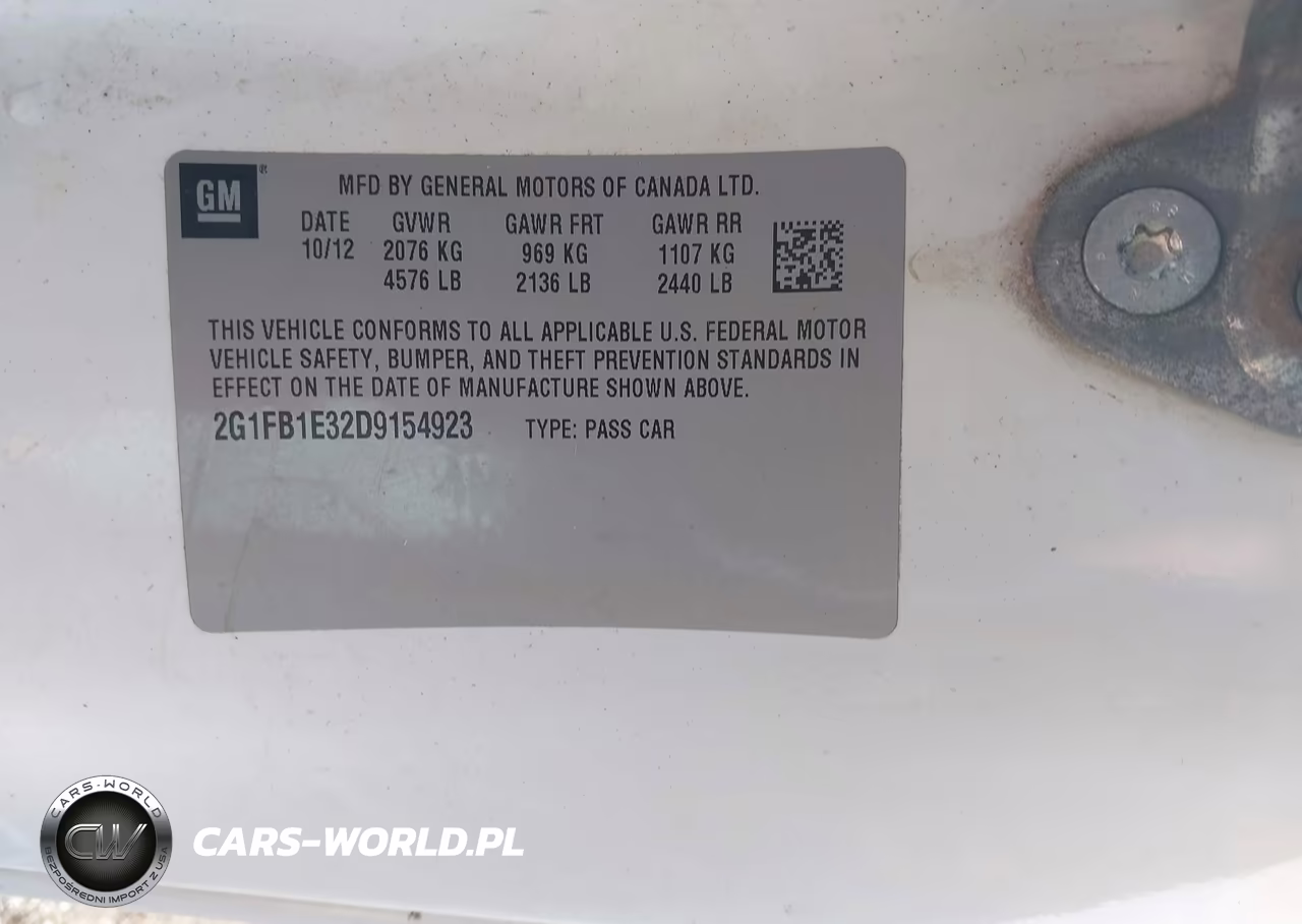 2013 Chevrolet Camaro 1Lt VIN:2G1FB1E32D9154923 - 9