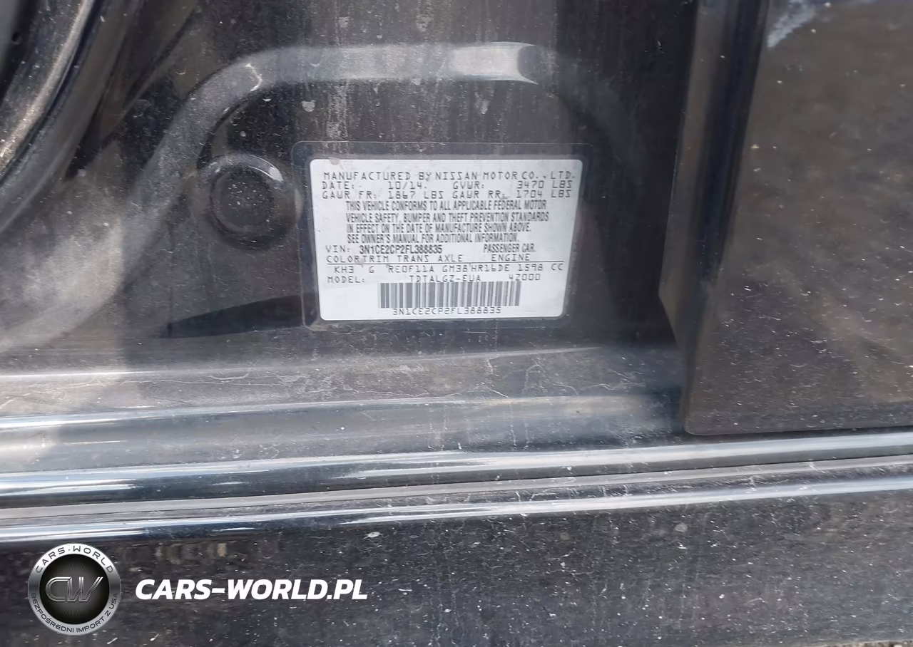 2015 Nissan Versa Note Sr VIN:3N1CE2CP2FL388835 - 9