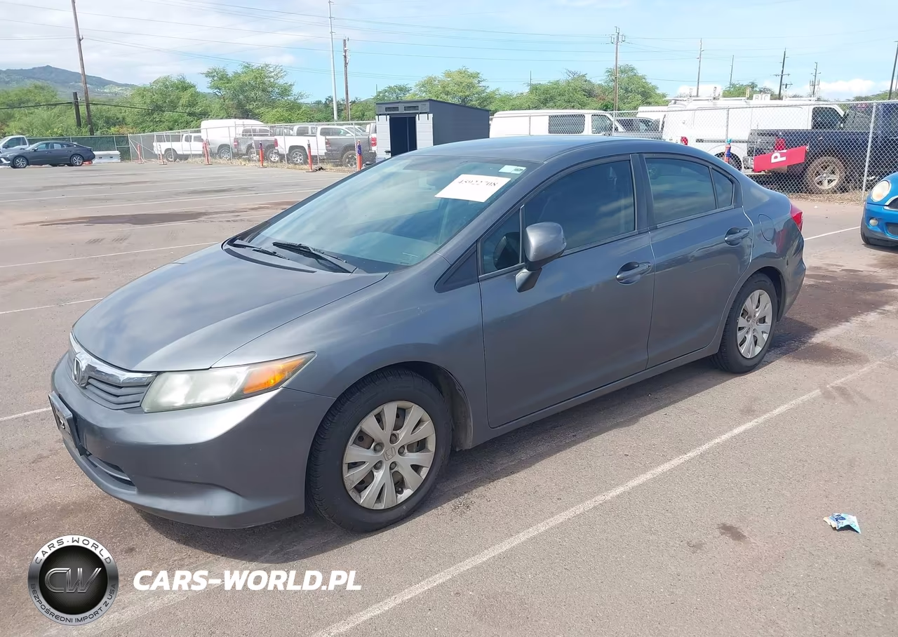 2012 Honda Civic Lx VIN:19XFB2F56CE359268 - 2
