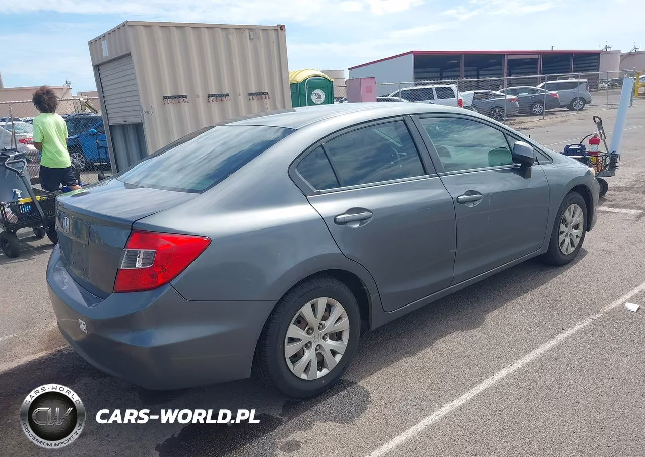 2012 Honda Civic Lx VIN:19XFB2F56CE359268 - 4