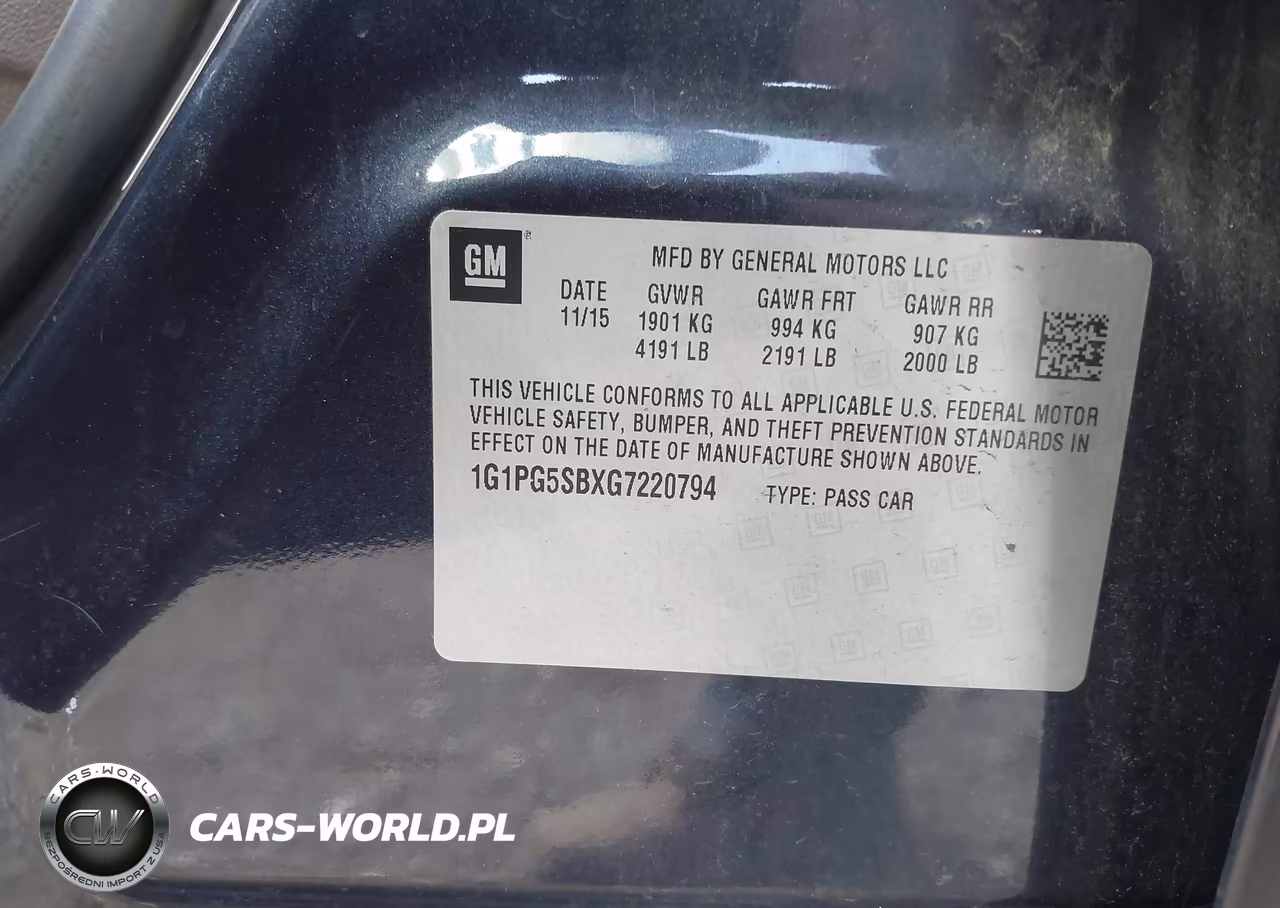 2016 Chevrolet Cruze Limited Ltz Auto VIN:1G1PG5SBXG7220794 - 9