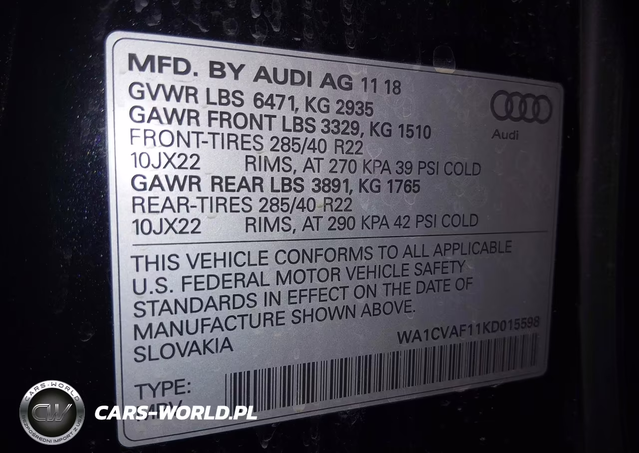 2019 Audi Q8 55 Premium VIN:WA1CVAF11KD015598 - 9