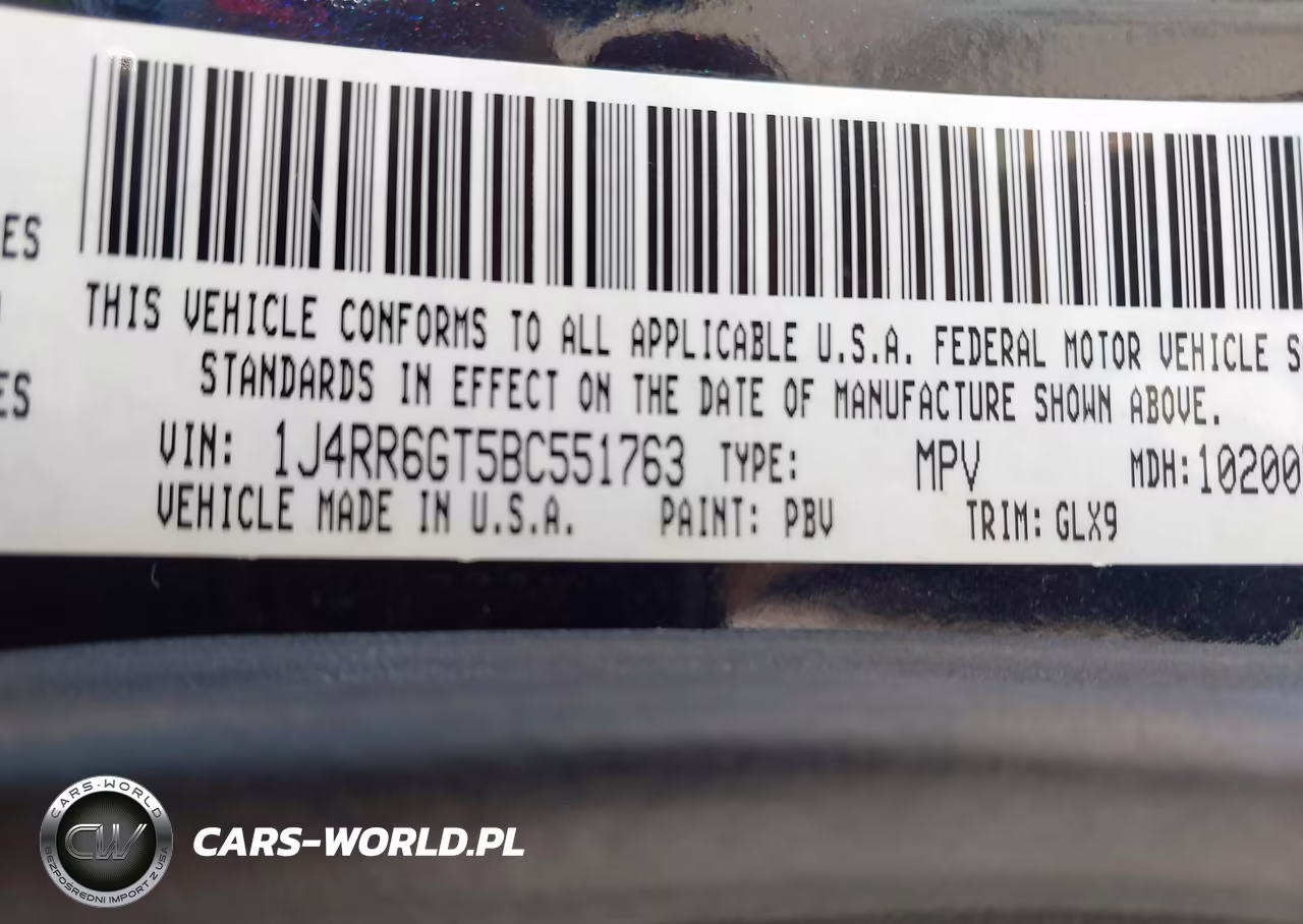 2011 Jeep Grand Cherokee Overland VIN:1J4RR6GT5BC551763 - 9