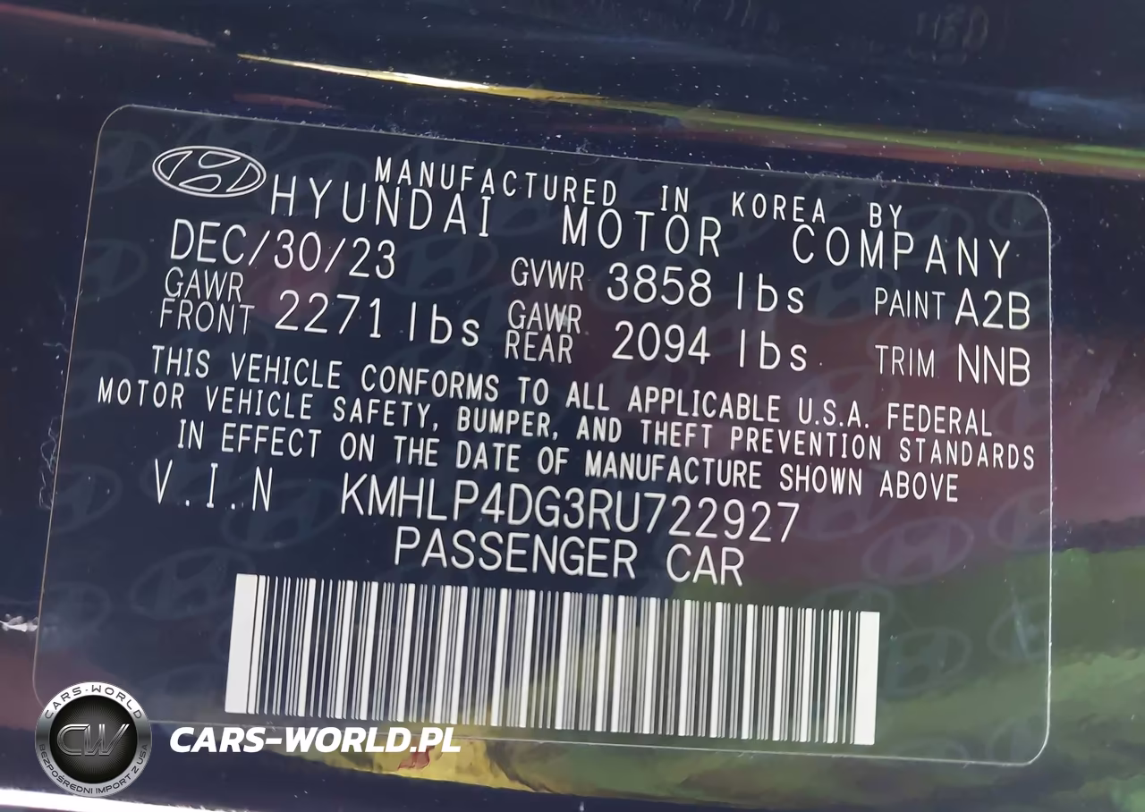 2024 Hyundai Elantra Limited VIN:KMHLP4DG3RU722927 - 9
