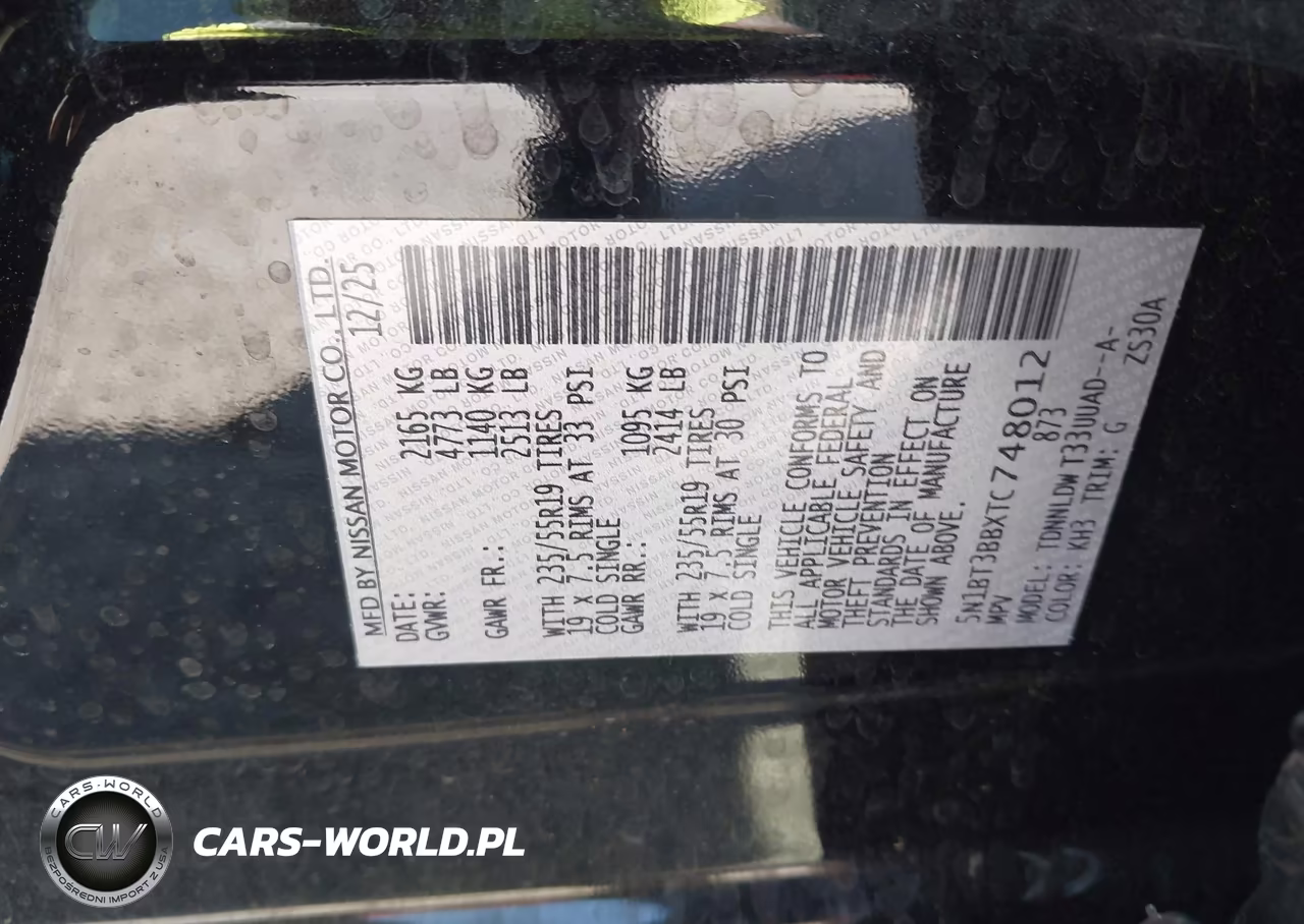 2026 Nissan Rogue Dark Armor VIN:5N1BT3BBXTC748012 - 9