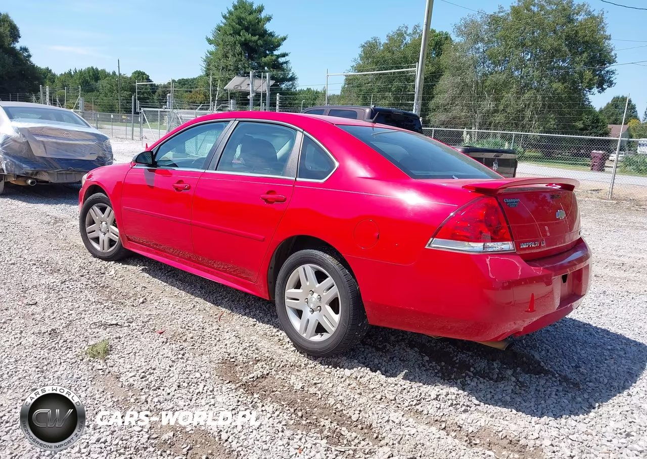 2012 Chevrolet Impala Lt VIN:2G1WB5E36C1330389 - 3