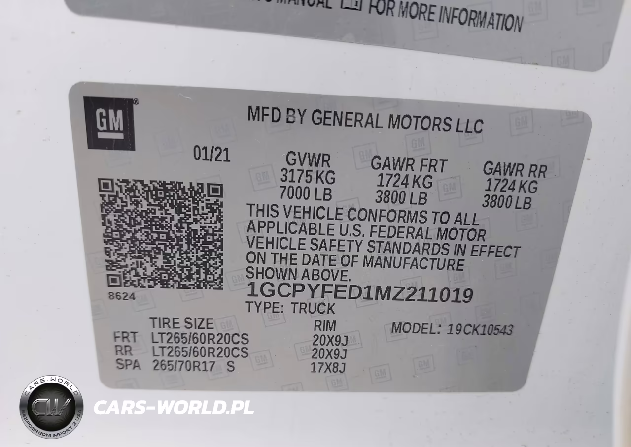 2021 Chevrolet Silverado 1500 4Wd Short Bed Lt Trail Boss VIN:1GCPYFED1MZ211019 - 9