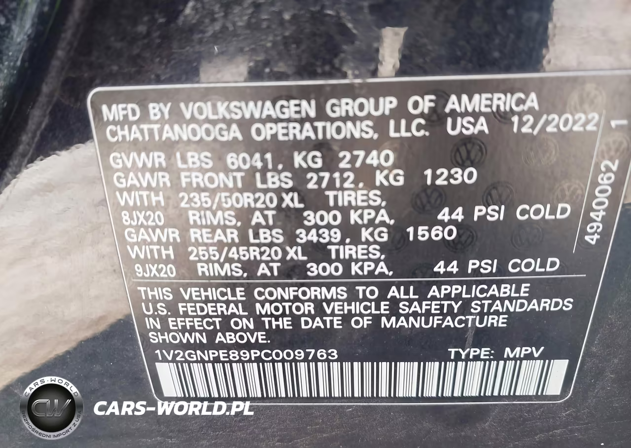 2023 Volkswagen Id.4 Awd Pro S-Awd Pro S Plus VIN:1V2GNPE89PC009763 - 9
