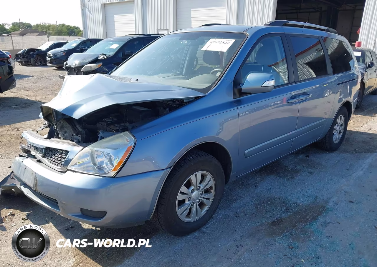 2012 Kia Sedona Lx VIN:KNDMG4C75C6499327 - 2