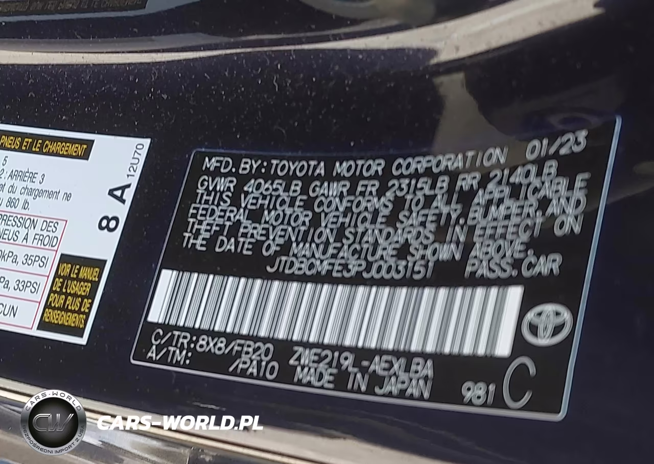 2023 Toyota Corolla Hybrid Le VIN:JTDBCMFE3PJ003151 - 9