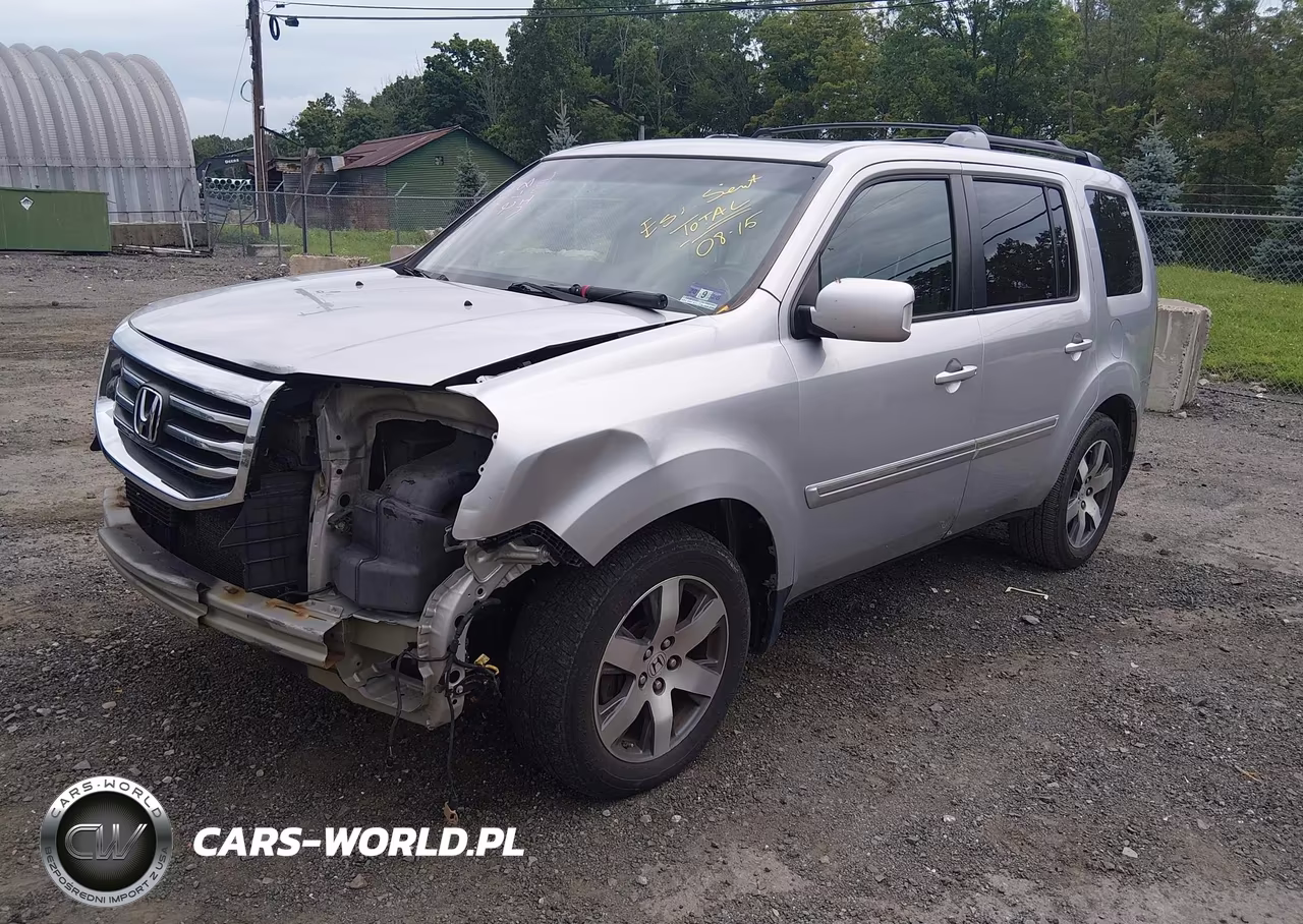 2013 Honda Pilot Touring VIN:5FNYF4H92DB051020 - 2