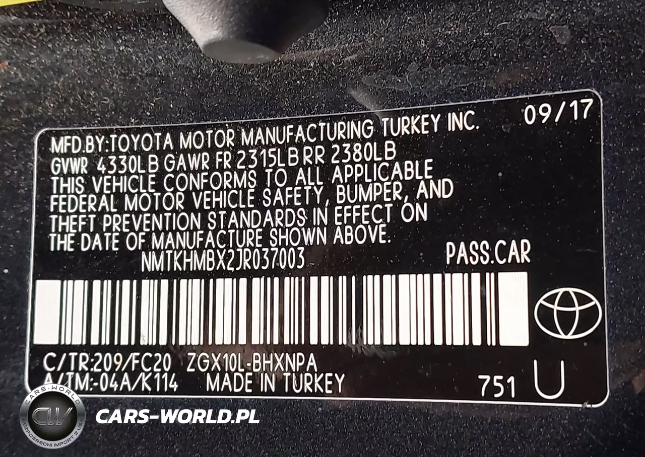 2018 Toyota C-Hr Xle VIN:NMTKHMBX2JR037003 - 9