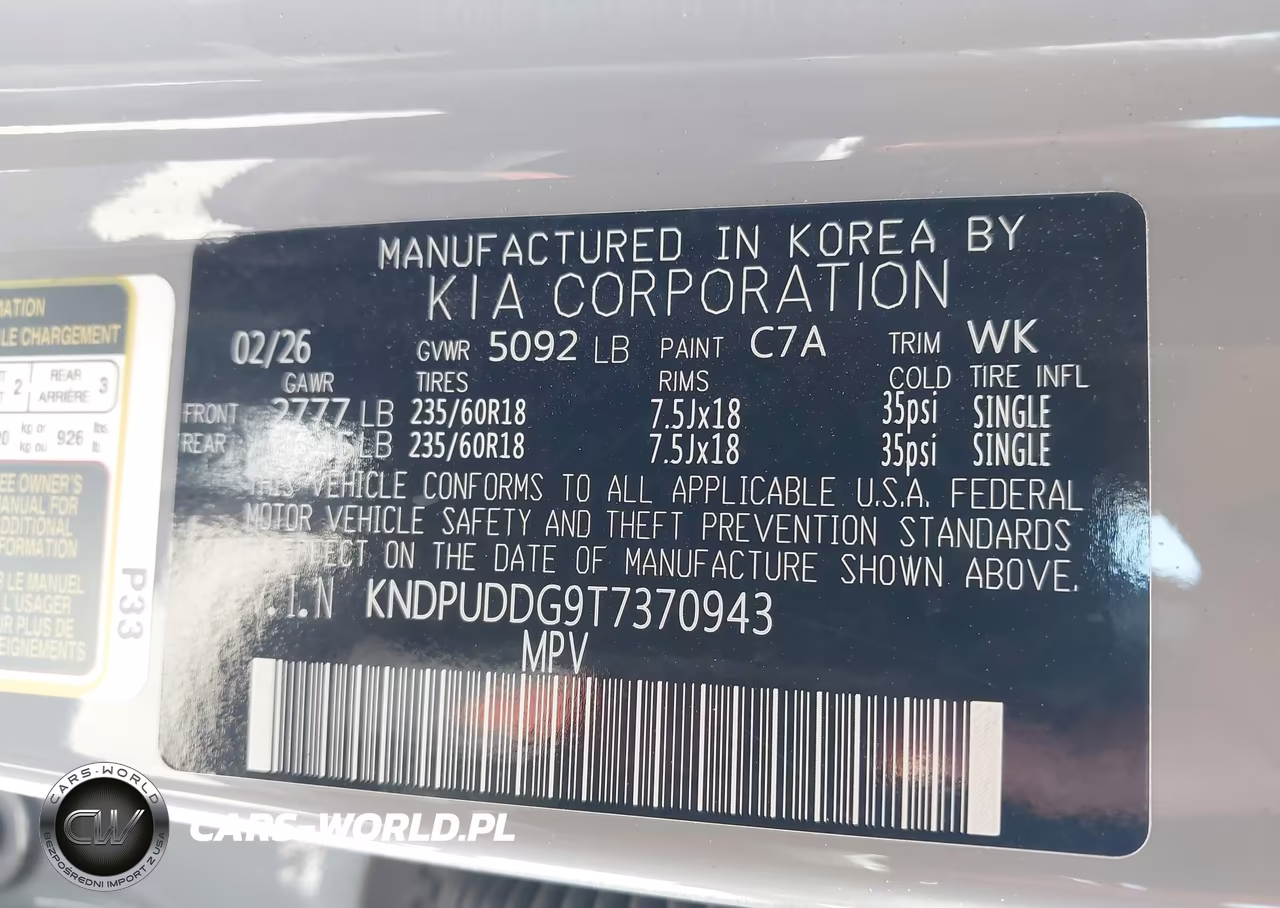 2026 Kia Sportage Hybrid S VIN:KNDPUDDG9T7370943 - 9