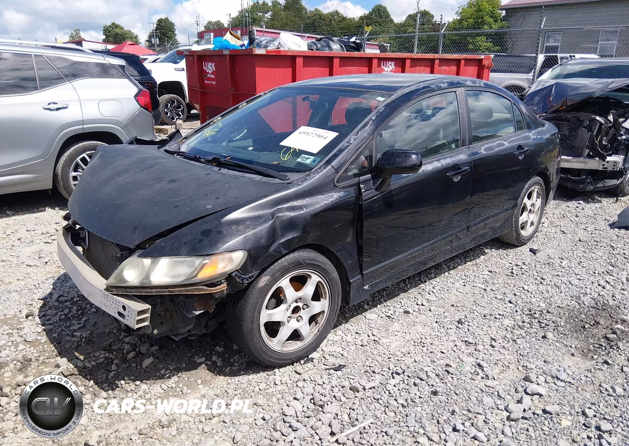 2010 Honda Civic Lx VIN:2HGFA1F57AH568406 - 2