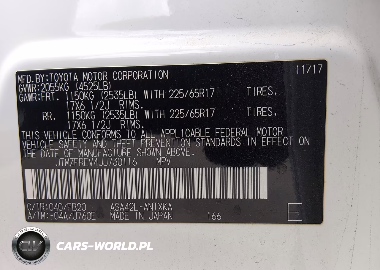2018 Toyota Rav4 Le VIN:JTMZFREV4JJ730116 - 9