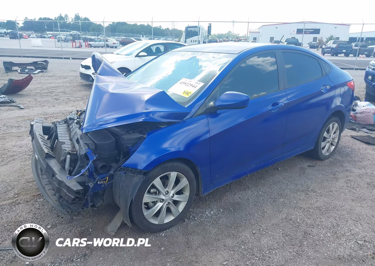 2014 Hyundai Accent Gls VIN:KMHCU4AE4EU620459 - 2