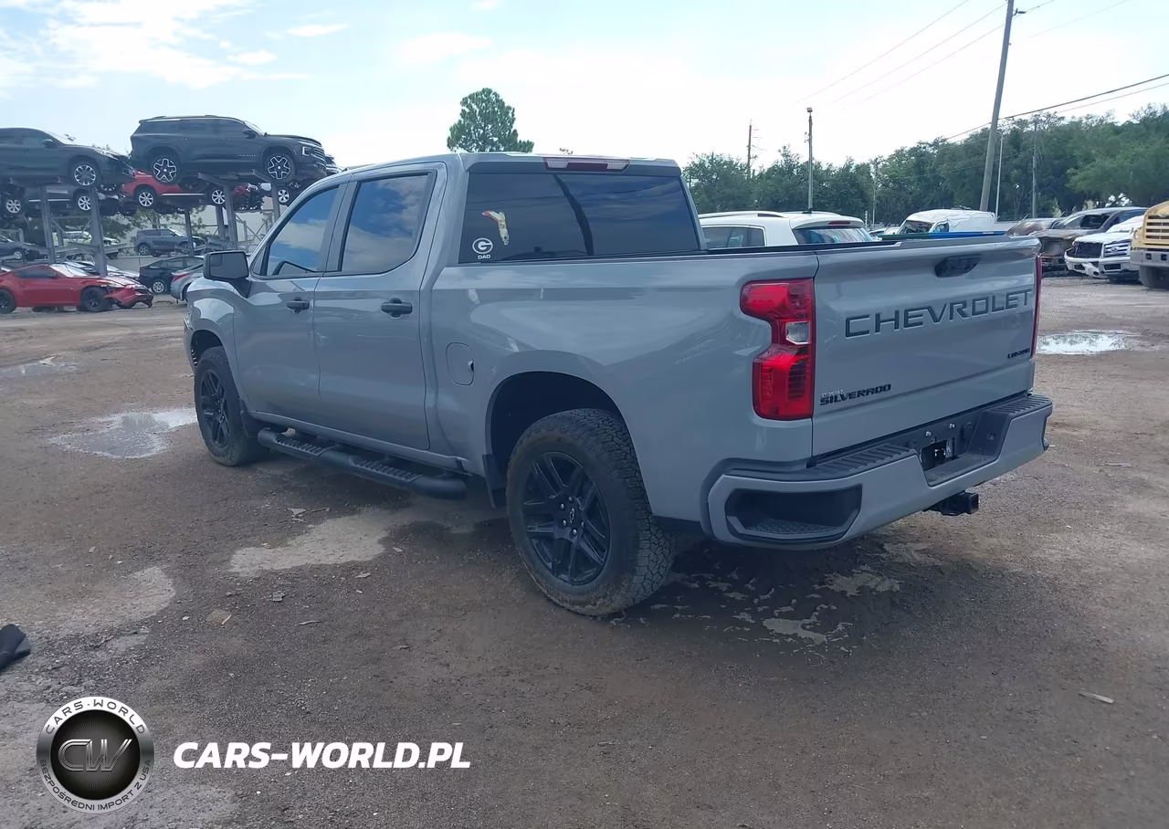 2025 Chevrolet Silverado 1500 Custom VIN:1GCPABEK3SZ209880 - 3