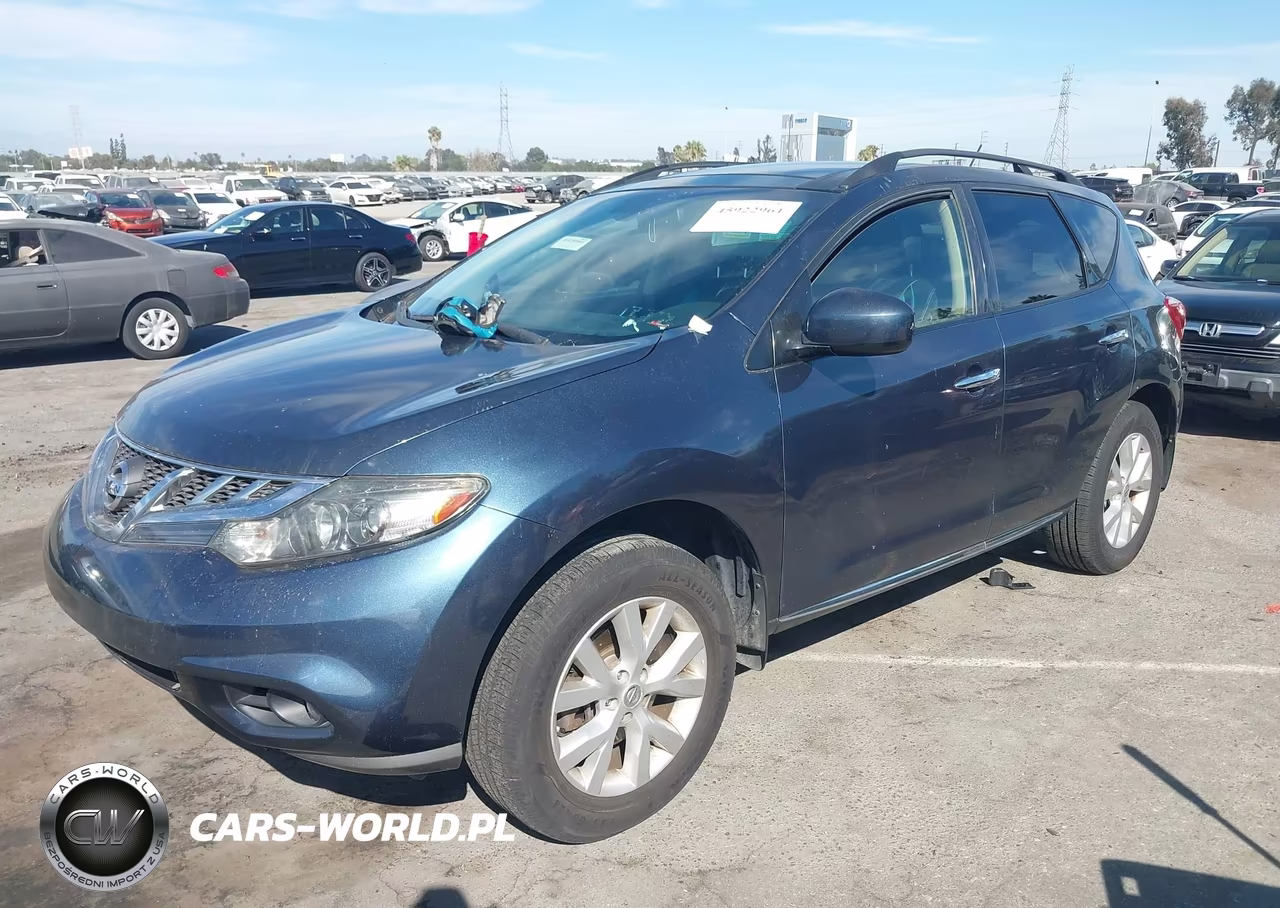 2013 Nissan Murano Sl VIN:JN8AZ1MW6DW304987 - 2