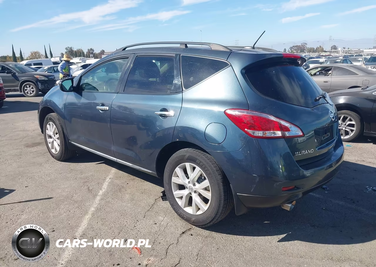 2013 Nissan Murano Sl VIN:JN8AZ1MW6DW304987 - 3