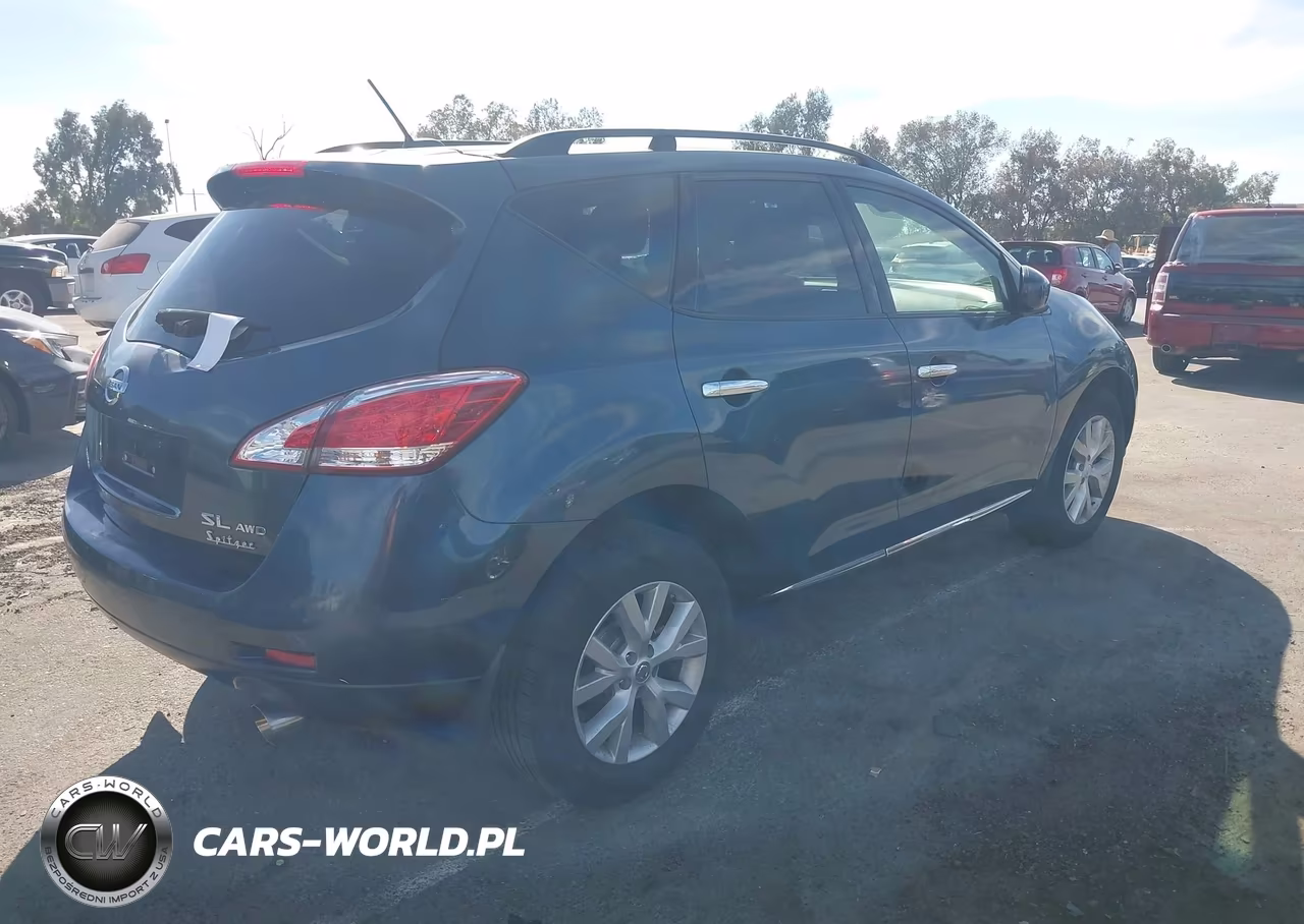 2013 Nissan Murano Sl VIN:JN8AZ1MW6DW304987 - 4