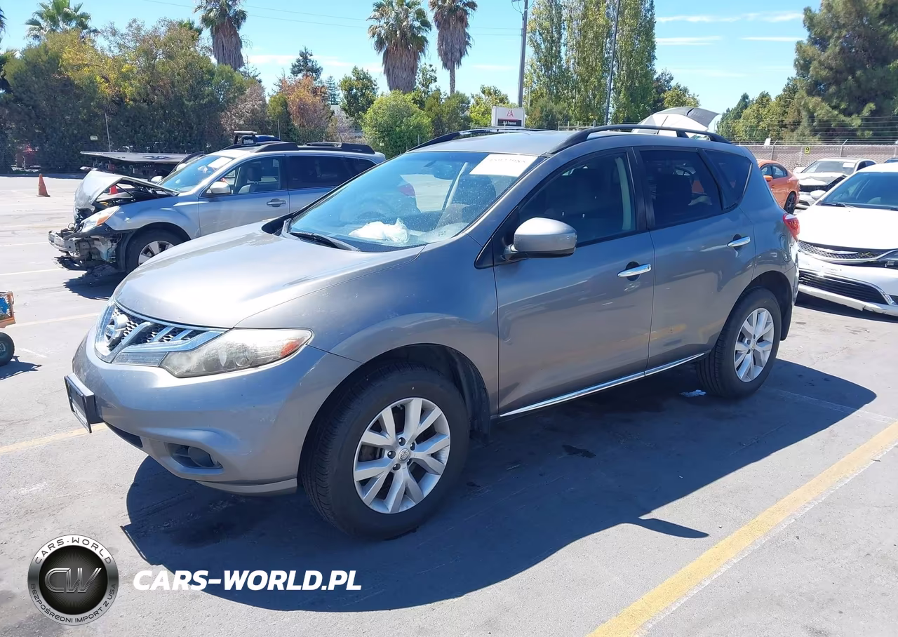 2013 Nissan Murano Sv VIN:JN8AZ1MU3DW202304 - 2