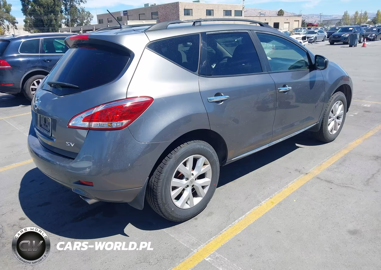 2013 Nissan Murano Sv VIN:JN8AZ1MU3DW202304 - 4