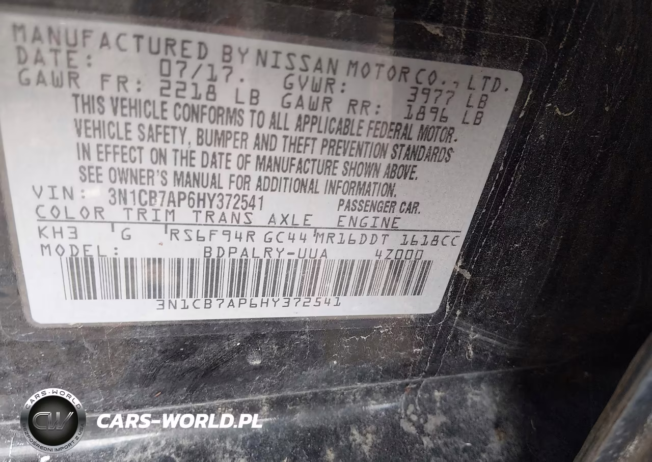 2017 Nissan Sentra Sr Turbo VIN:3N1CB7AP6HY372541 - 9