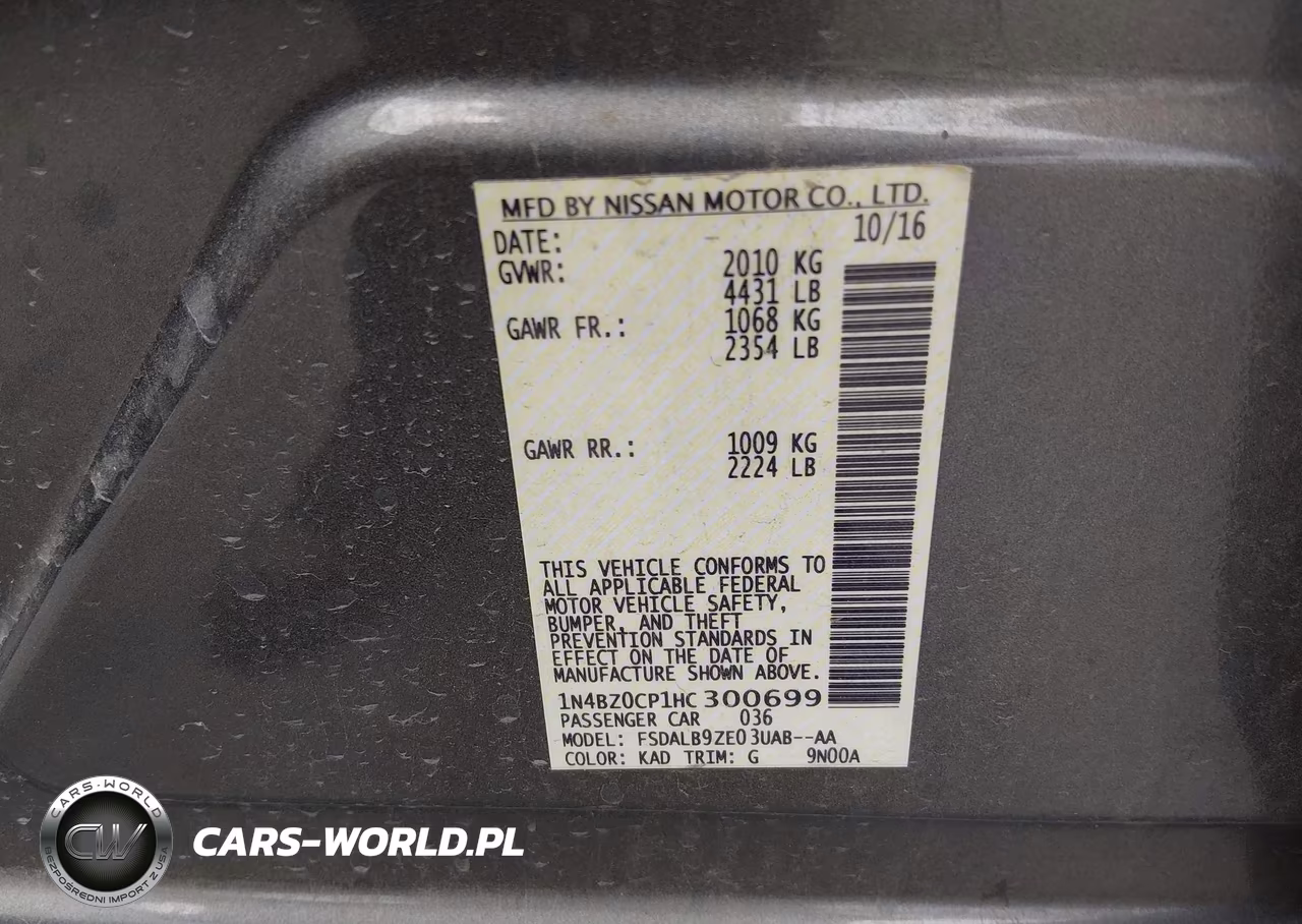 2017 Nissan Leaf S VIN:1N4BZ0CP1HC300699 - 9