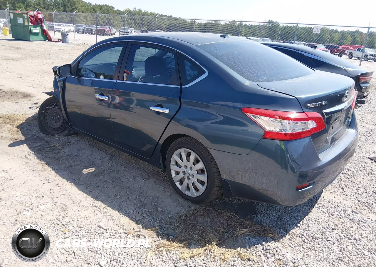 2014 Nissan Sentra Sv VIN:3N1AB7AP4EY234631 - 3