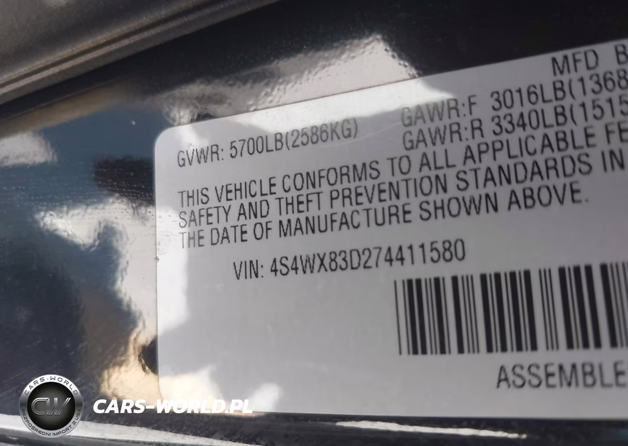 2007 Subaru B9 Tribeca Limited 5-Passenger VIN:4S4WX83D274411580 - 9