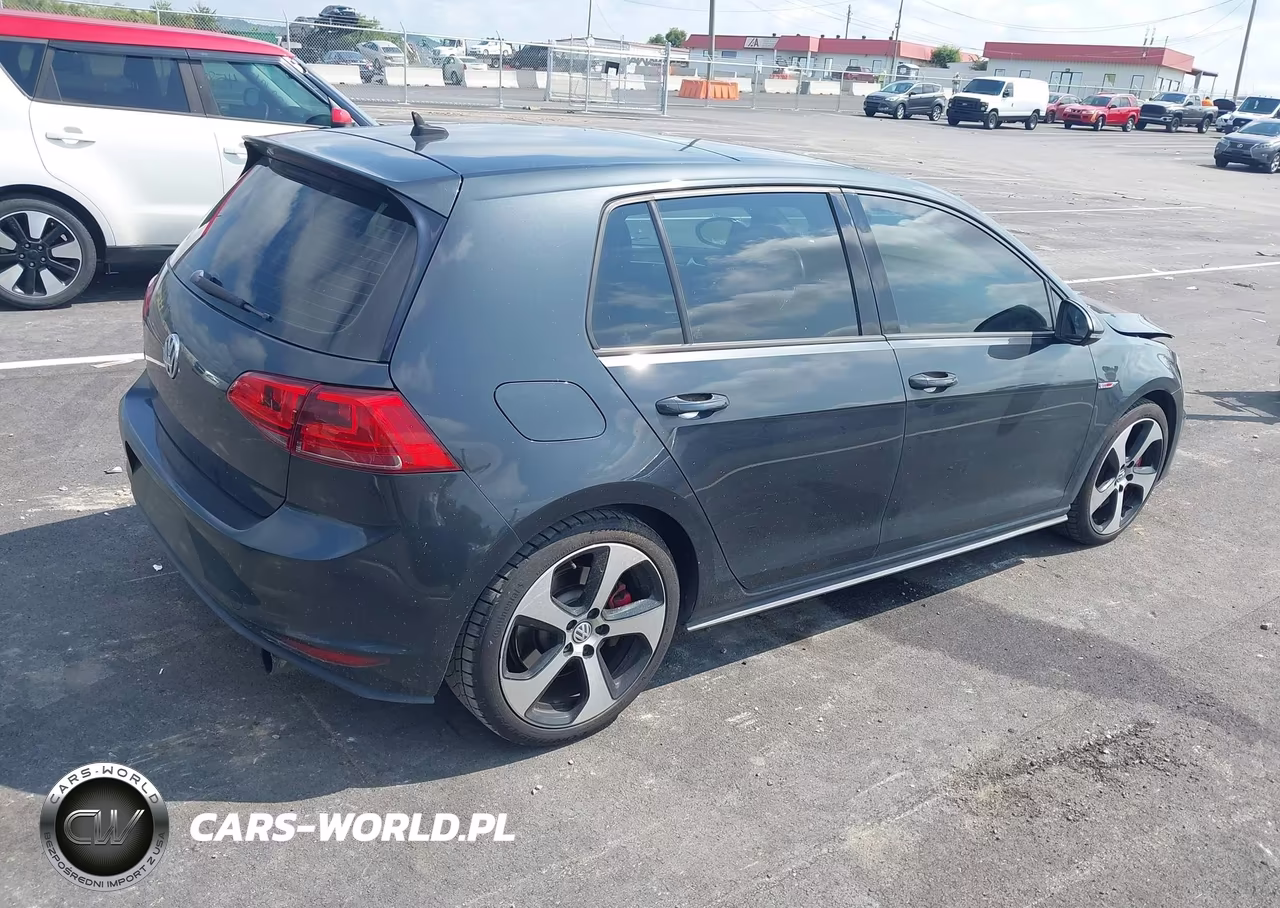 2016 Volkswagen Golf Gti Se W-Performance Package 4-Door VIN:3VW547AU0GM052186 - 4