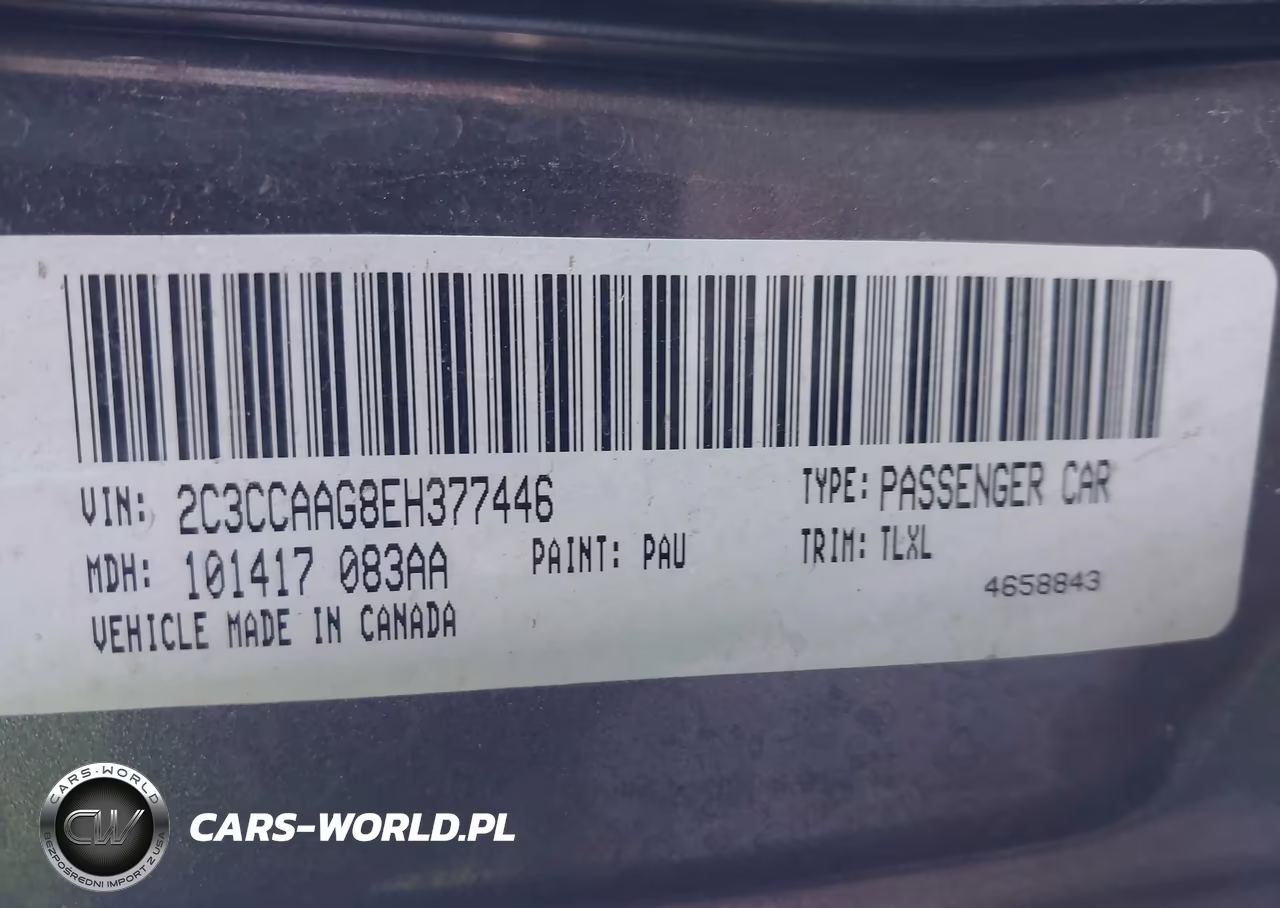 2014 Chrysler 300 VIN:2C3CCAAG8EH377446 - 9