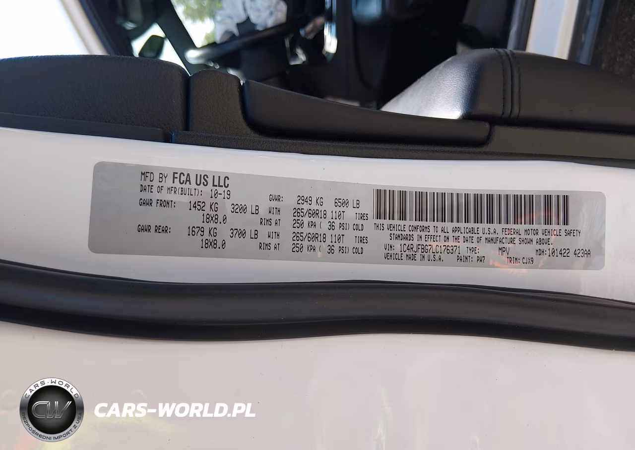2020 Jeep Grand Cherokee Limited 4X4 VIN:1C4RJFBG7LC176371 - 9