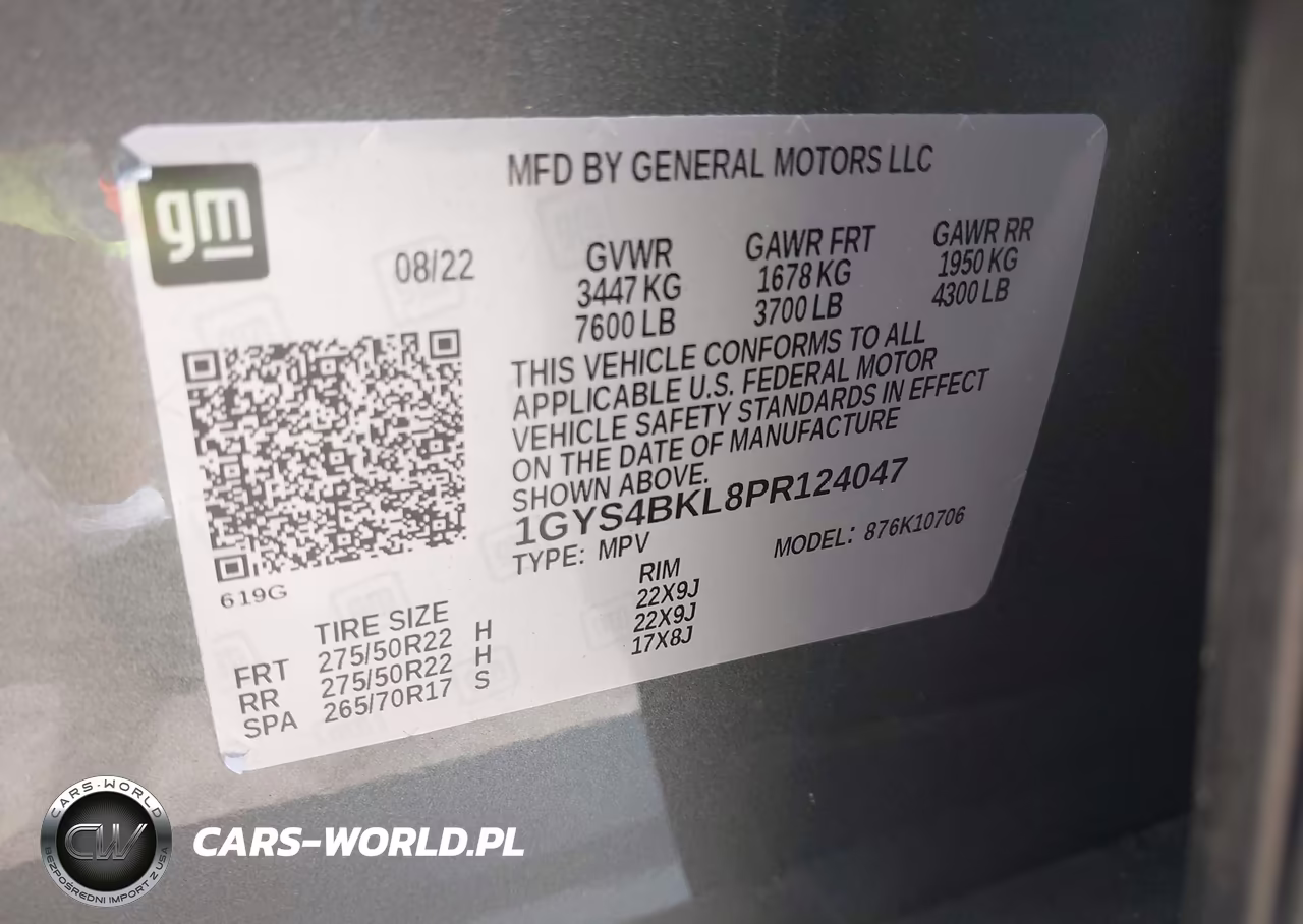 2023 Cadillac Escalade 4Wd Premium Luxury VIN:1GYS4BKL8PR124047 - 9