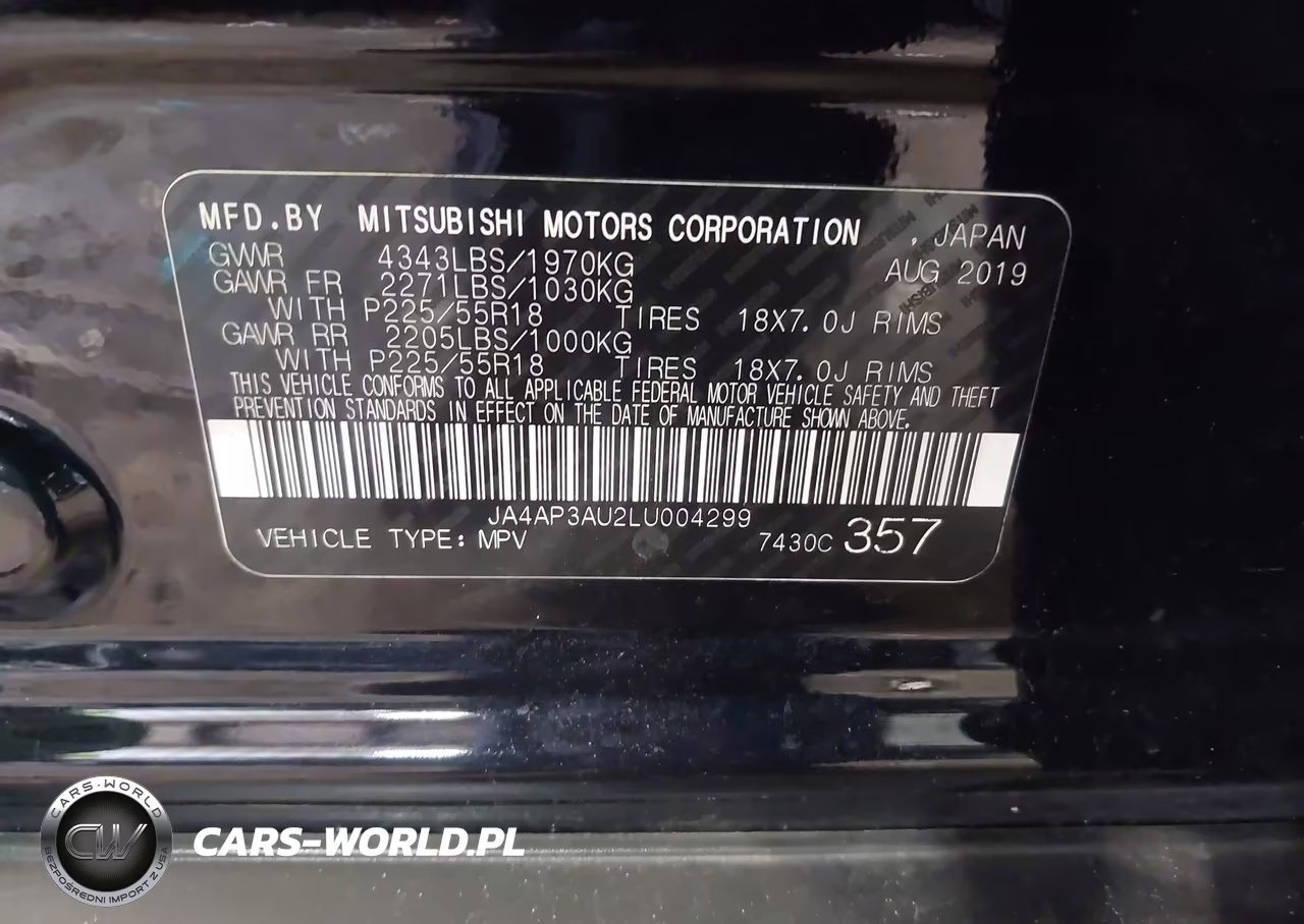 2020 Mitsubishi Outlander Sport Es-Sp VIN:JA4AP3AU2LU004299 - 9