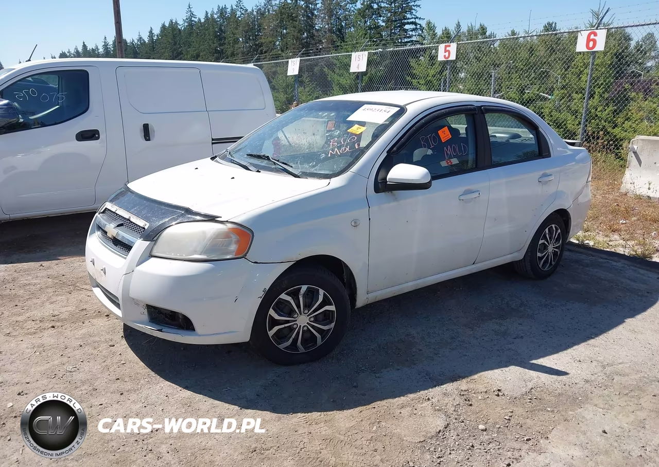 2008 Chevrolet Aveo Ls VIN:KL1TD56608B098691 - 2