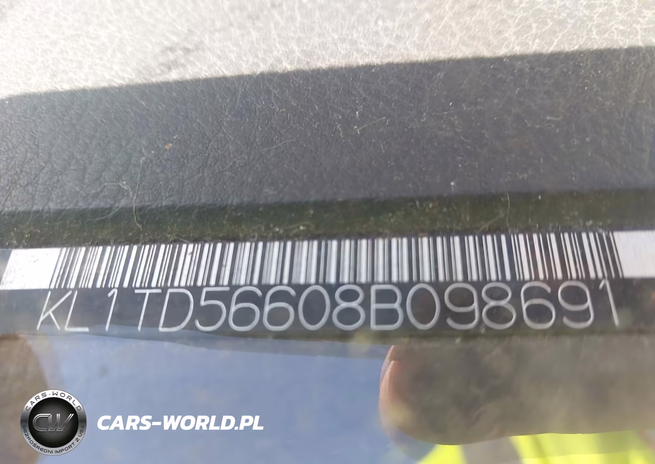 2008 Chevrolet Aveo Ls VIN:KL1TD56608B098691 - 9