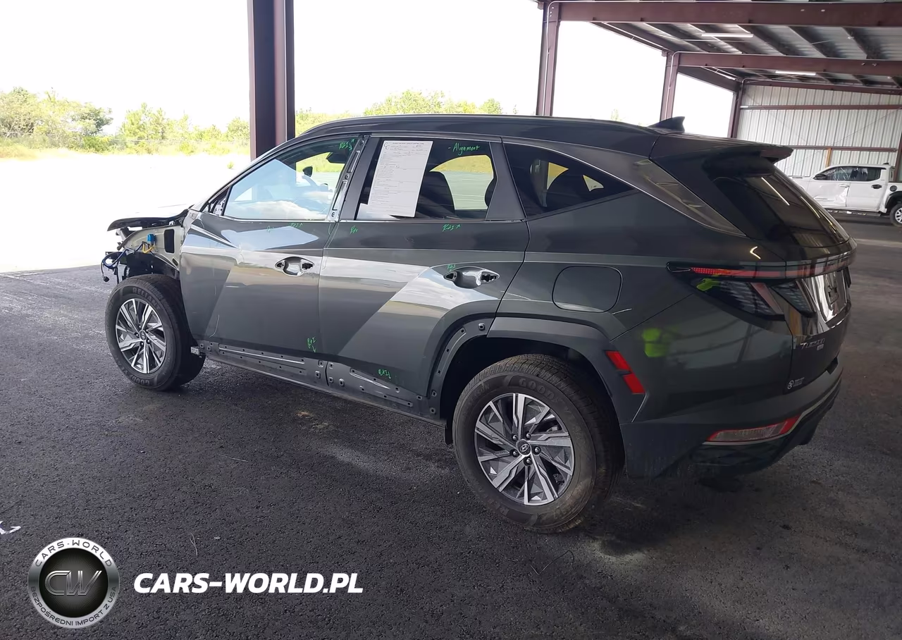 2022 Hyundai Tucson Hybrid Blue VIN:KM8JBCA10NU076921 - 3