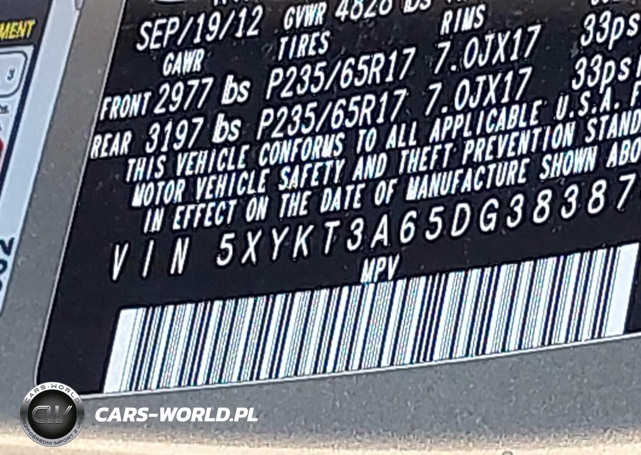 2013 Kia Sorento Lx VIN:5XYKT3A65DG383874 - 9