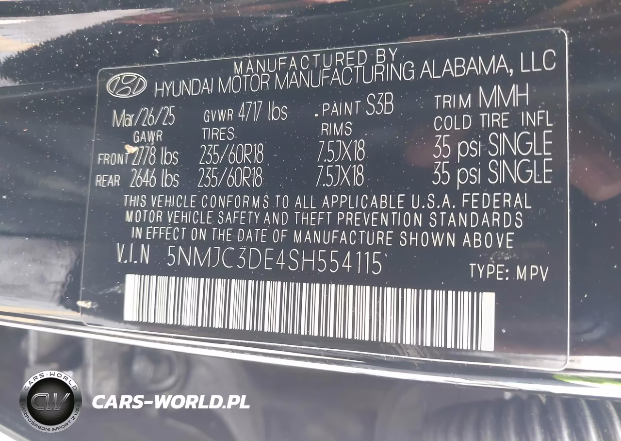 2025 Hyundai Tucson Sel Convenience VIN:5NMJC3DE4SH554115 - 9