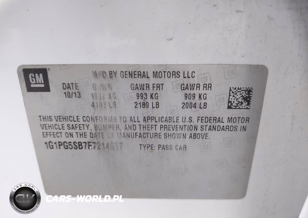 2014 Chevrolet Cruze Ltz VIN:1G1PG5SB7E7214657 - 9