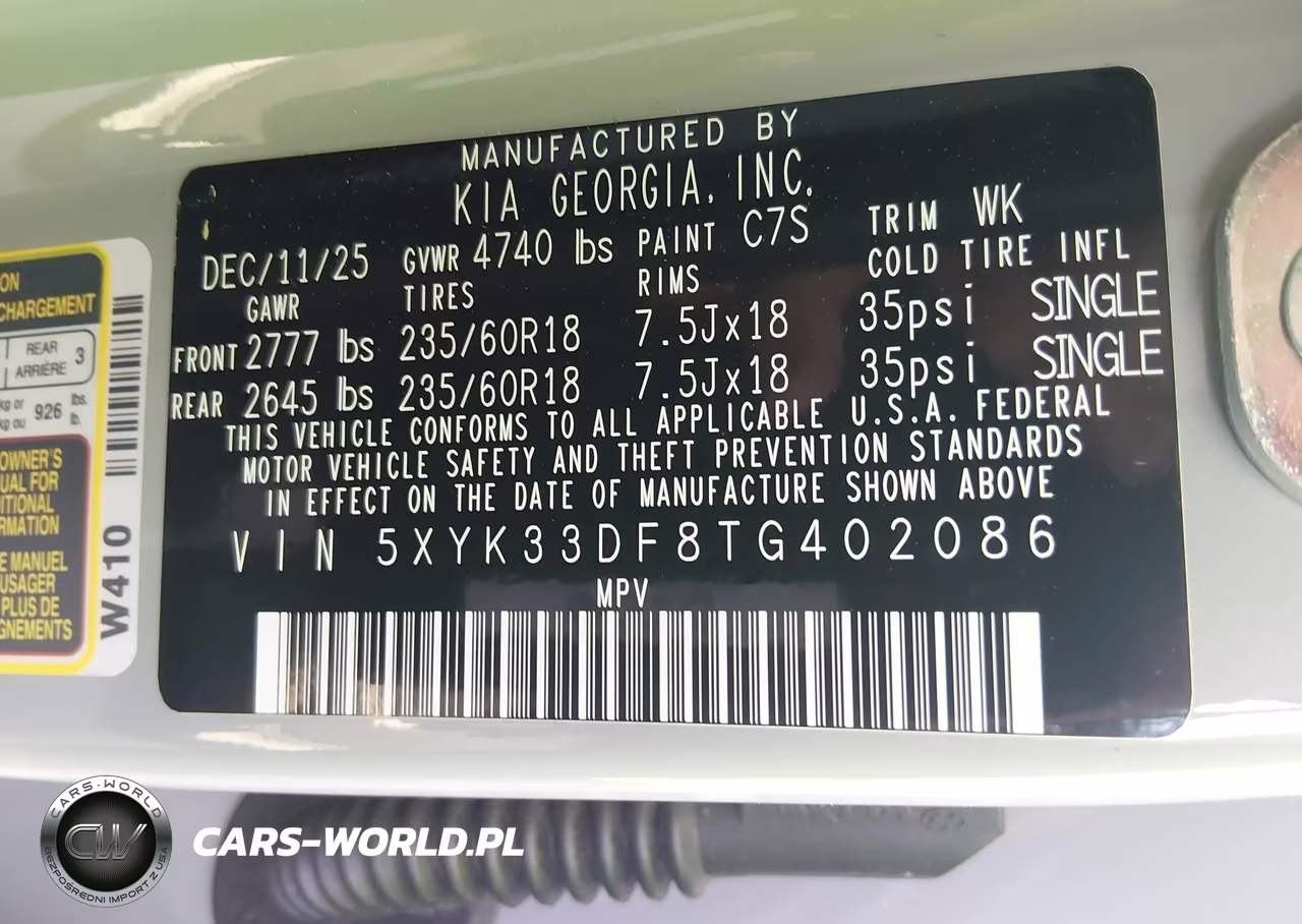 2026 Kia Sportage Ex VIN:5XYK33DF8TG402086 - 9
