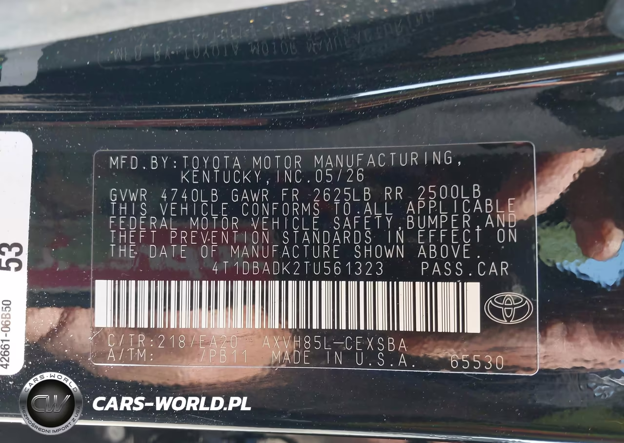 2026 Toyota Camry Nightshade VIN:4T1DBADK2TU561323 - 9