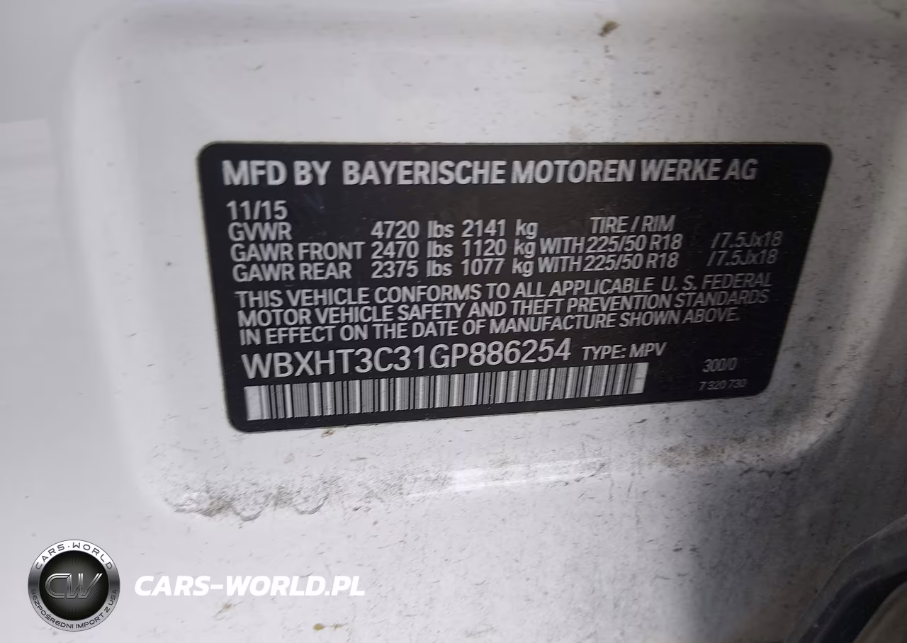 2016 BMW X1 xDrive28I VIN:WBXHT3C31GP886254 - 9