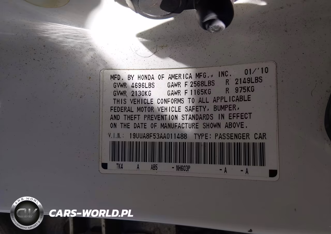 2010 Acura Tl 3.5 VIN:19UUA8F53AA011488 - 9